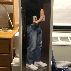 Vintage Blue Relaxed fit Jeans (34)